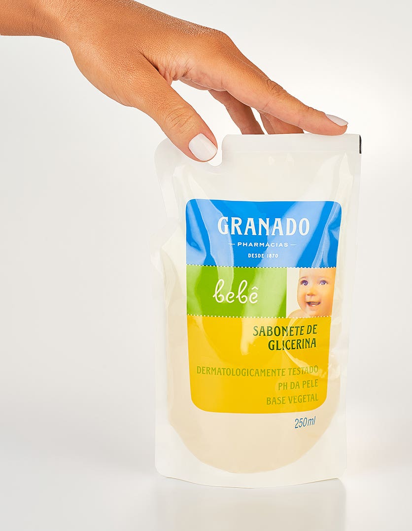 Refil Sabonete Líquido de Glicerina Granado Bebê Tradicional 250ml