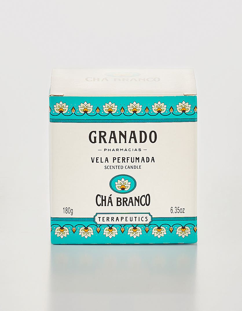 Vela Perfumada Granado Chá Branco 180g