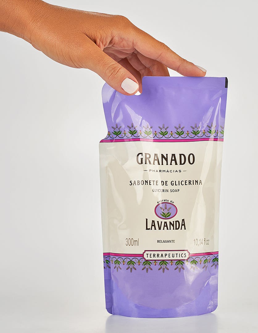 Refil Sabonete Líquido de Glicerina Granado Lavanda 300ml