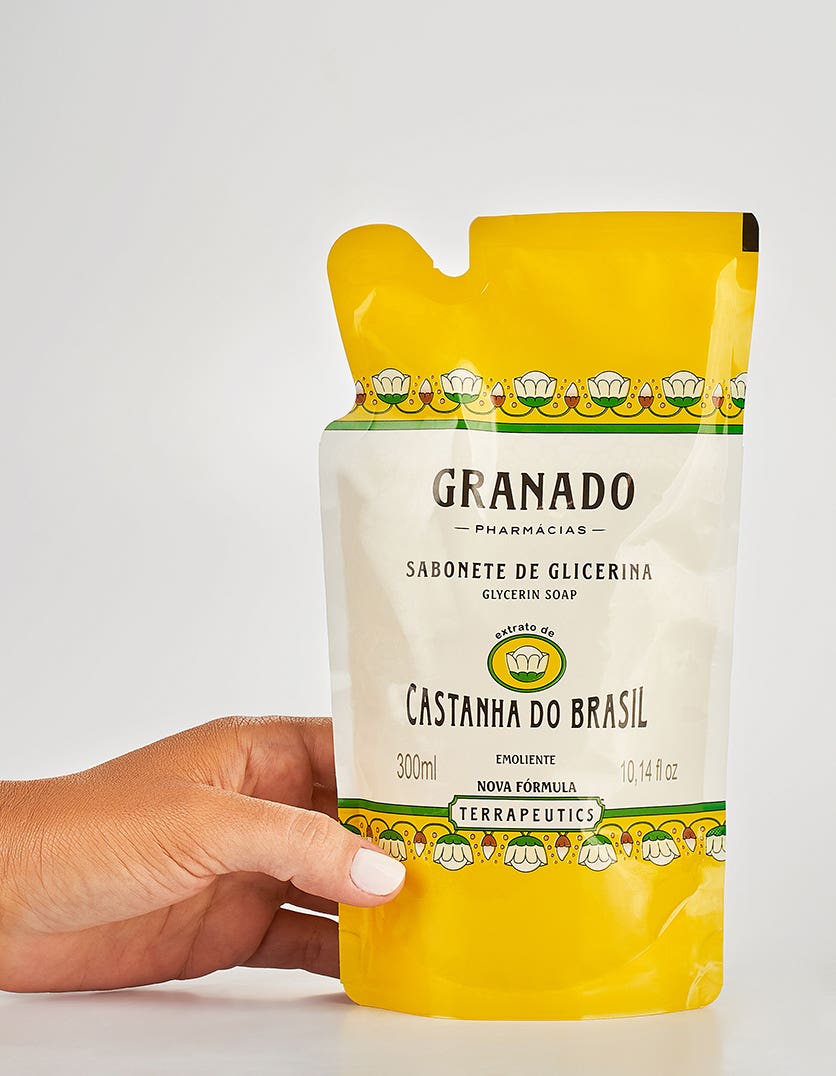 Refil Sabonete Líquido de Glicerina Granado Castanha do Brasil 300ml