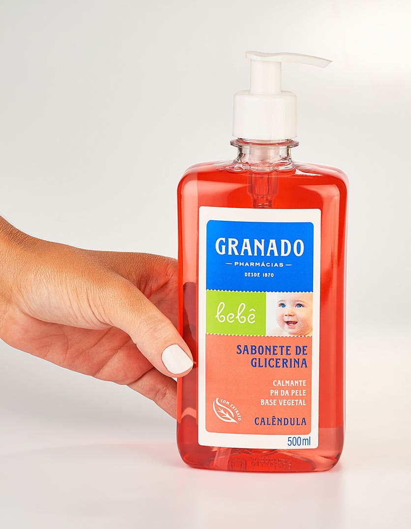 Sabonete Líquido de Glicerina Granado Bebê Calêndula 500ml