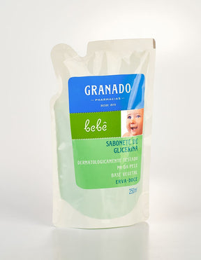 Refil Sabonete Líquido de Glicerina Granado Bebê Erva-doce 250ml
