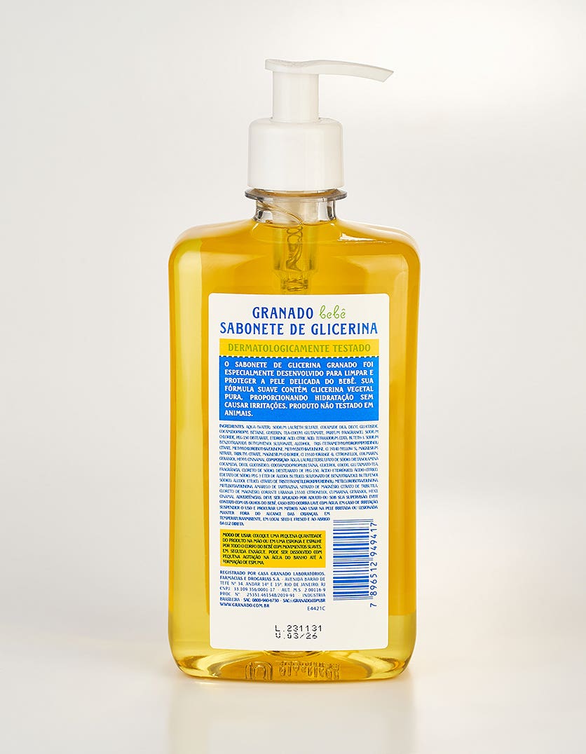 Sabonete Líquido de Glicerina Granado Bebê Tradicional 500ml