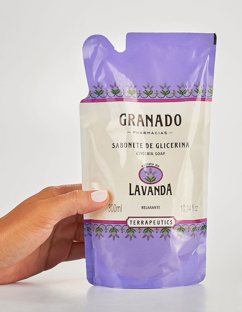 Refil Sabonete Líquido de Glicerina Granado Lavanda 300ml