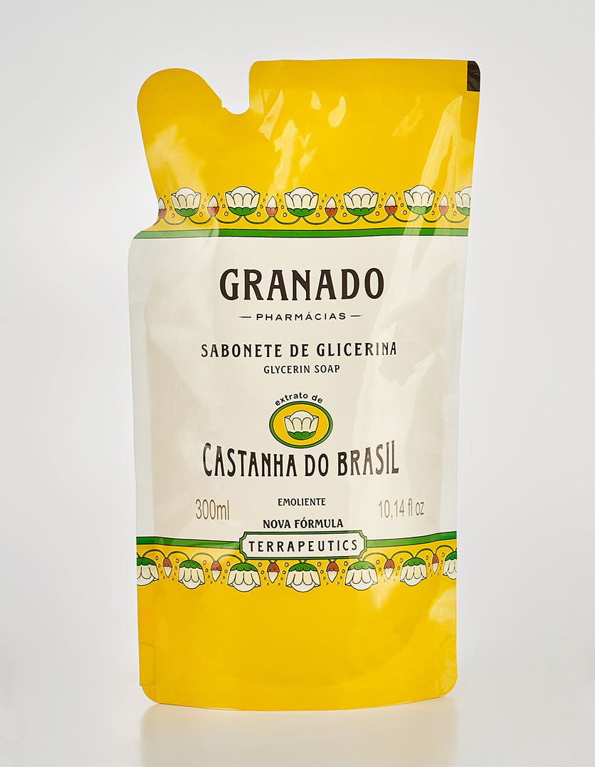 Refil Sabonete Líquido de Glicerina Granado Castanha do Brasil 300ml