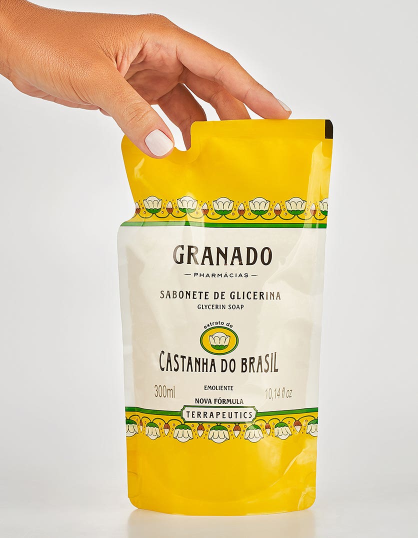 Refil Sabonete Líquido de Glicerina Granado Castanha do Brasil 300ml