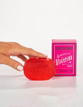 Sabonete em Barra de Glicerina Granado Rosa 90g