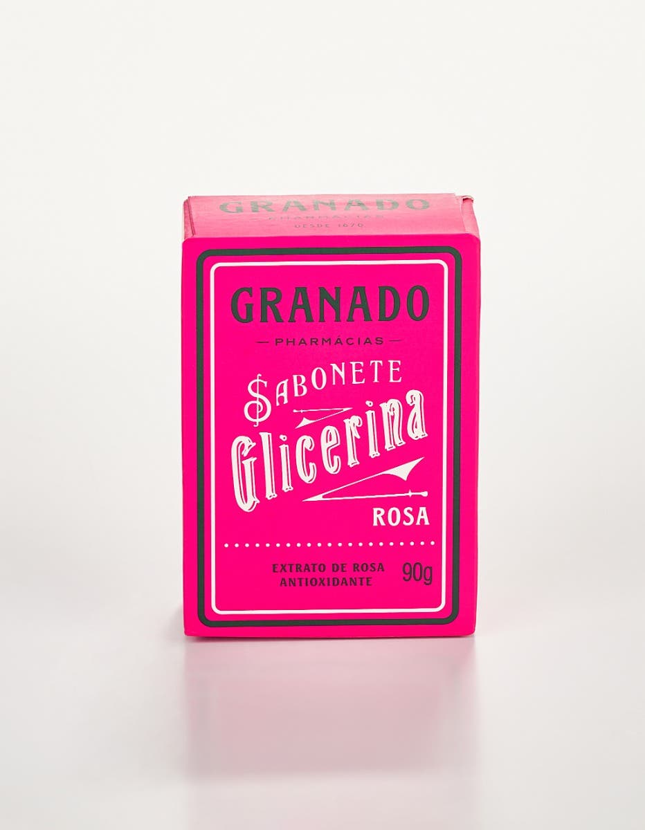 Sabonete em Barra de Glicerina Granado Rosa 90g