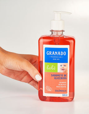 Sabonete Líquido de Glicerina Granado Bebê Calêndula 500ml