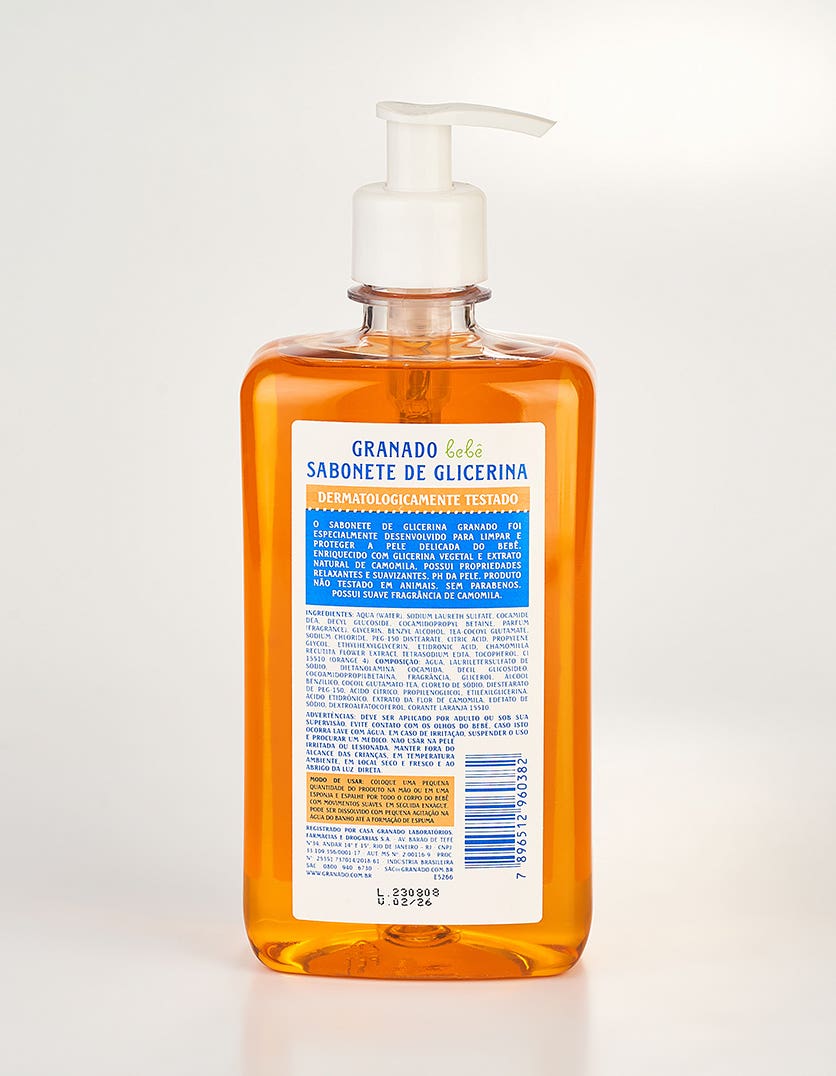Sabonete Líquido de Glicerina Granado Bebê Camomila 500ml